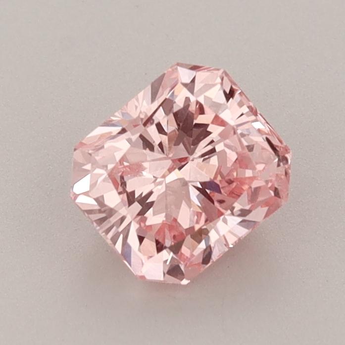 0.89 Ct. Fancy Vivid  Pink Radiant Lab Grown Diamond