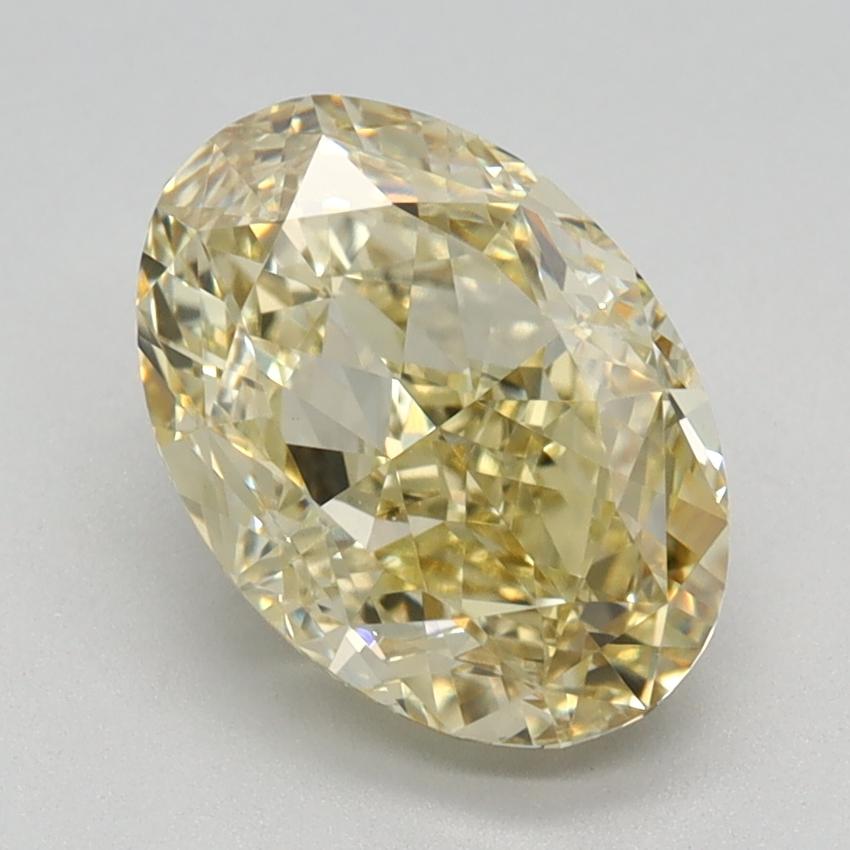 2.06 Ct. Fancy Intense Yellow Oval Lab Grown Diamond