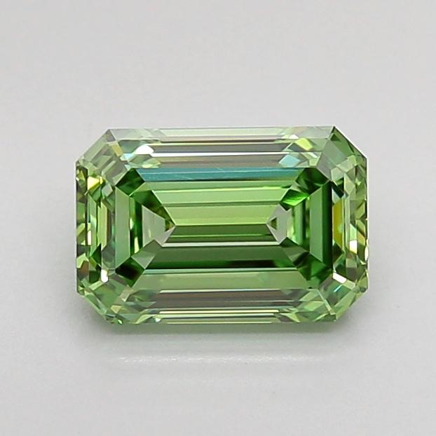 1.04 Ct. Fancy Vivid Green Emerald Lab Grown Diamond