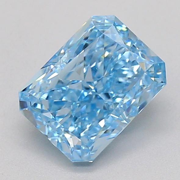 1.06 Ct. Fancy Vivid  Blue Radiant Lab Grown Diamond
