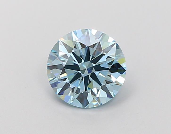 1.02 Ct. Fancy Intense  Blue Round Lab Grown Diamond