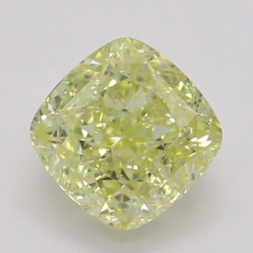 0.52 Ct. Fancy Yellow Cushion Diamond