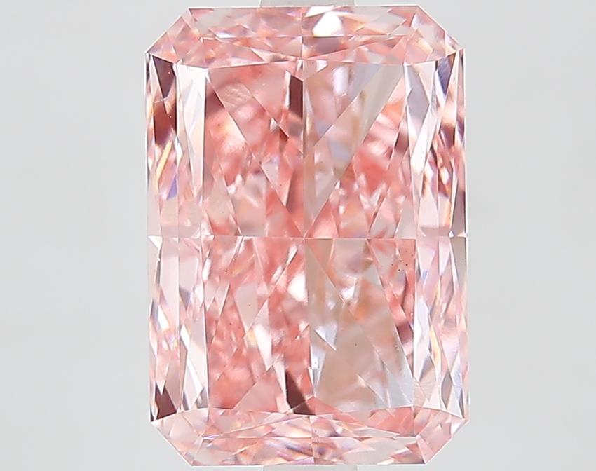 5.01 Ct. Fancy Pink Radiant Lab Grown Diamond