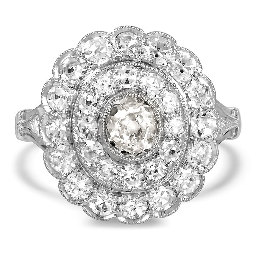 Edwardian Reproduction Diamond Vintage Ring