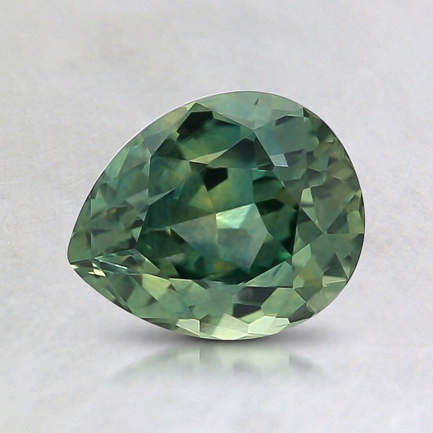 7x5.7mm Montana Teal Pear Sapphire