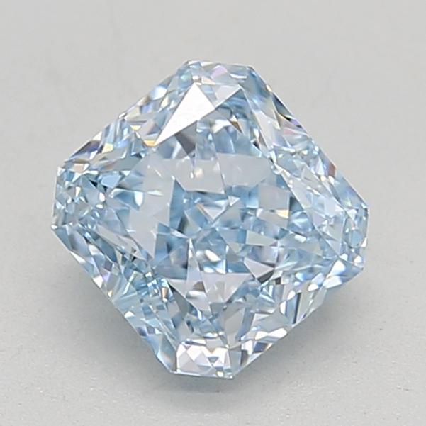 1.22 Ct. Fancy Vivid Blue Radiant Lab Grown Diamond