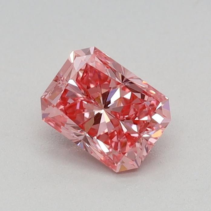 0.40 Ct. Fancy Vivid Pink Radiant Lab Grown Diamond