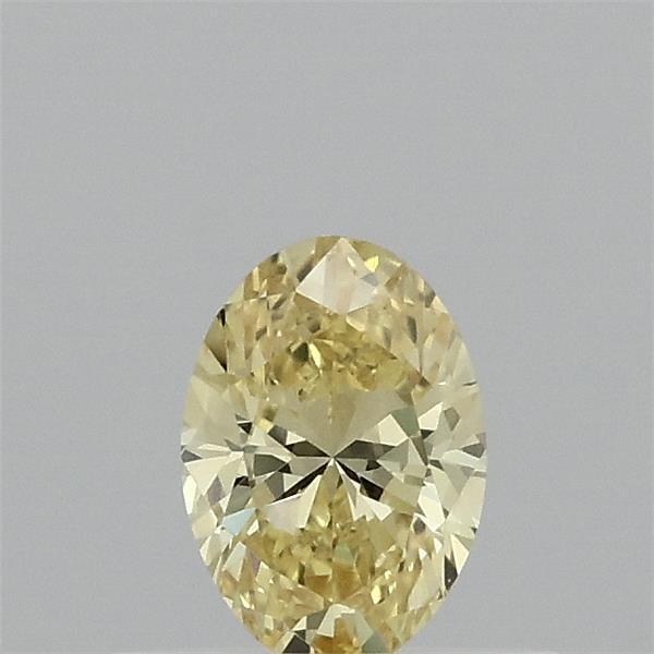 0.37 Ct. Fancy Vivid Yellow Oval Lab Grown Diamond