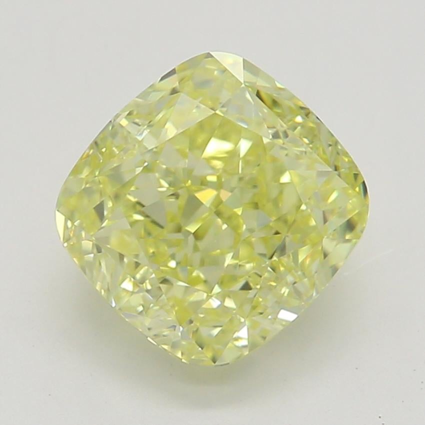 1.31 Ct. Fancy Intense Yellow Cushion Diamond