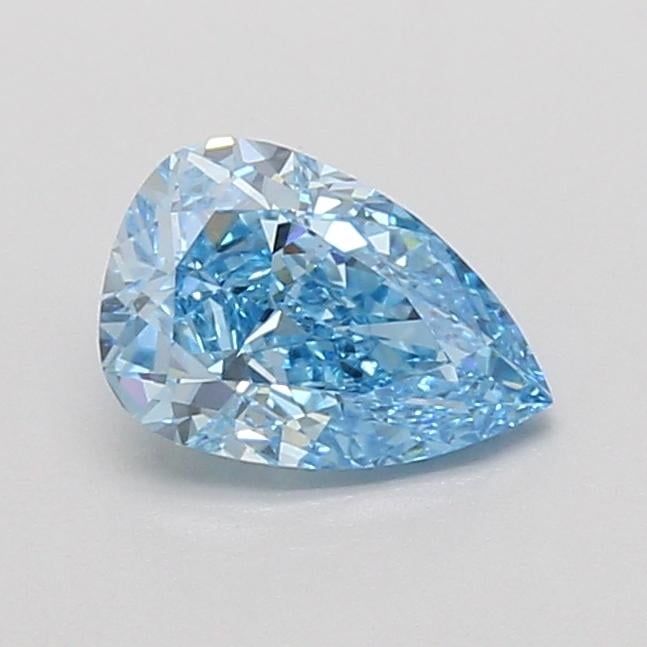 1.05 Ct. Fancy Vivid Blue Pear Lab Grown Diamond
