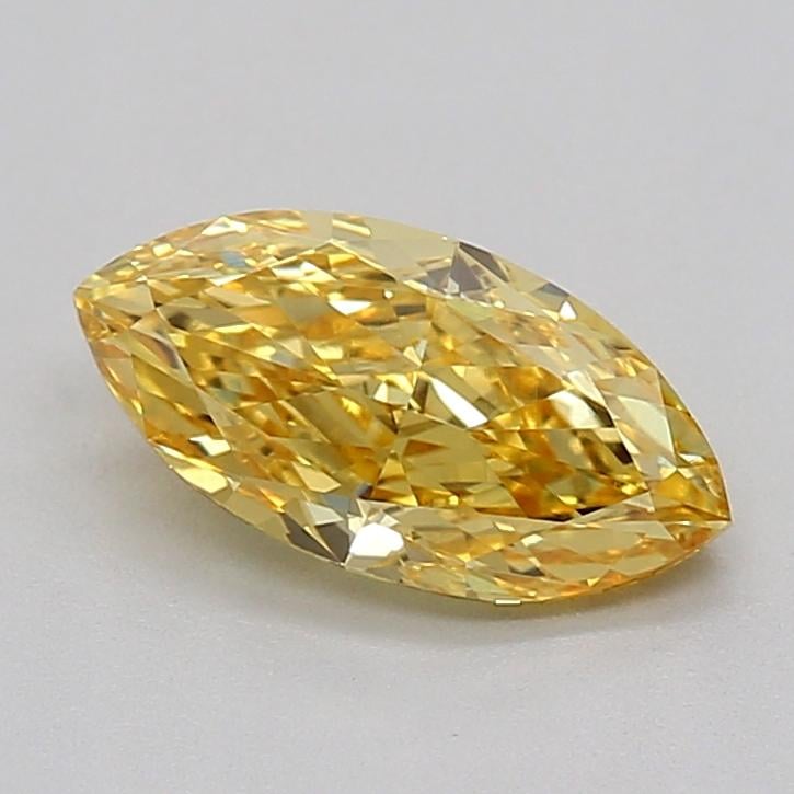 1.01 Ct. Fancy Intense  Yellow Marquise Lab Grown Diamond