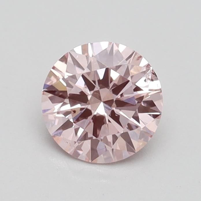 0.65 Ct. Fancy Intense Pink Round Lab Grown Diamond