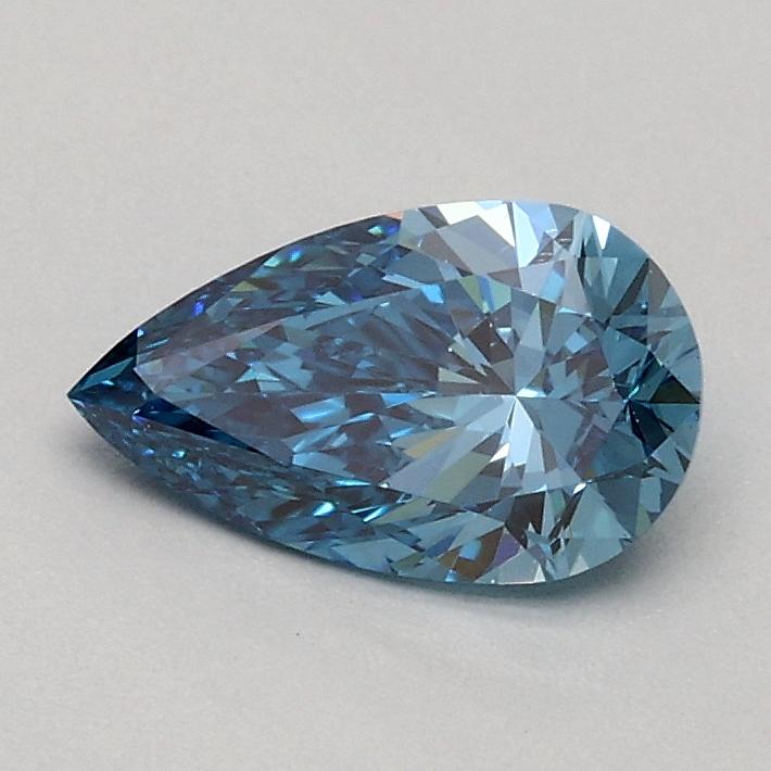 0.50 Ct. Fancy Vivid Blue Pear Lab Grown Diamond