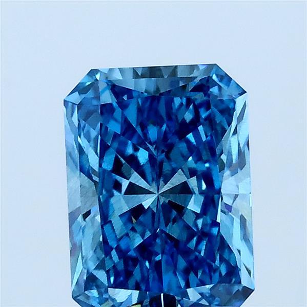 1.50 Ct. Fancy Vivid Blue Radiant Lab Grown Diamond