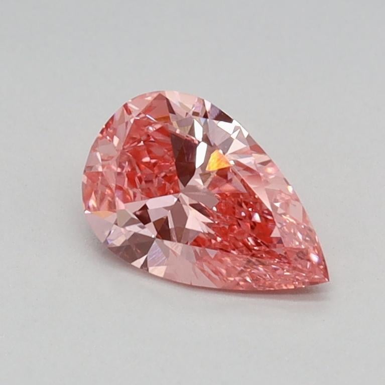 0.39 Ct. Fancy Vivid Pink Pear Lab Grown Diamond