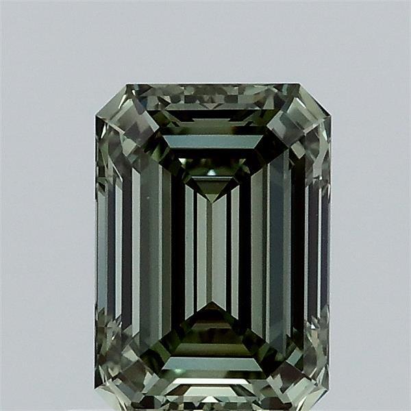 1.00 Ct. Fancy Vivid Green Emerald Lab Grown Diamond