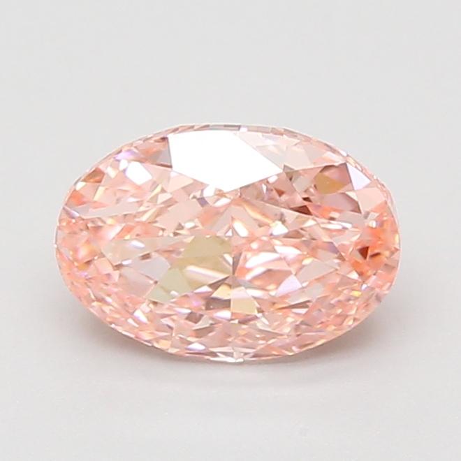 1.57 Ct. Fancy Vivid Pink Oval Lab Grown Diamond