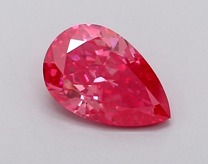 1.00 Ct. Fancy Vivid  Pink Pear Lab Grown Diamond