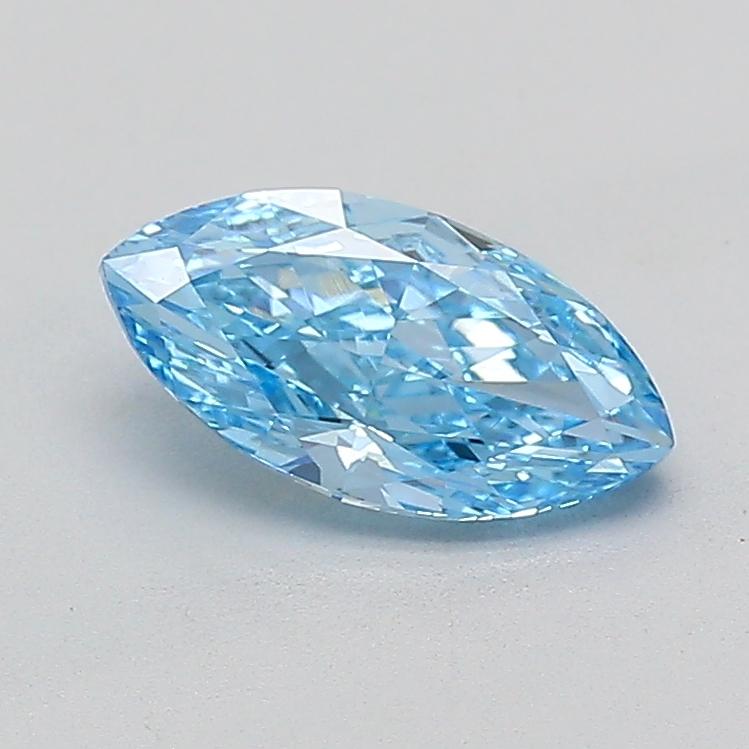 1.00 Ct. Fancy Vivid  Blue Marquise Lab Grown Diamond