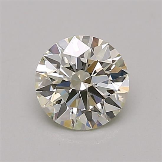 0.57 Ct. Fancy Vivid Green Round Lab Grown Diamond