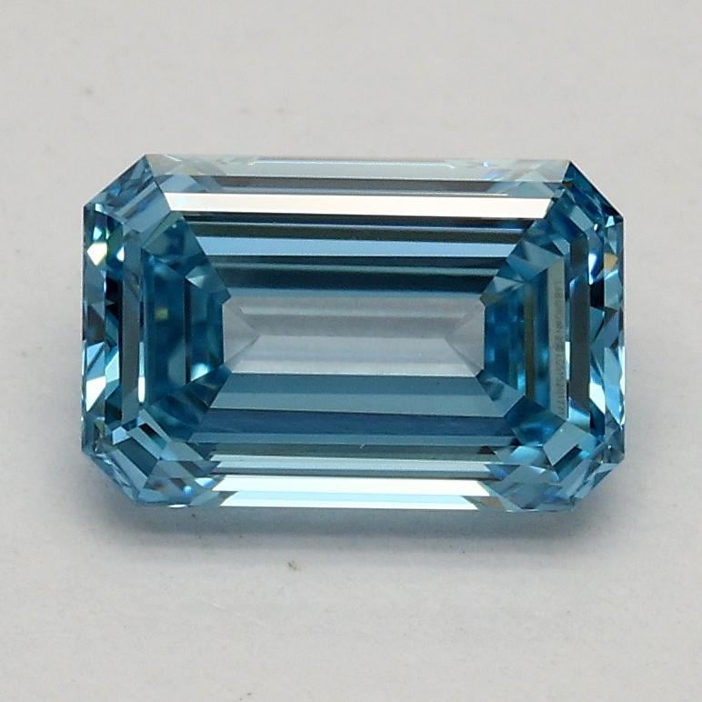 1.04 Ct. Fancy Vivid Blue Emerald Lab Grown Diamond