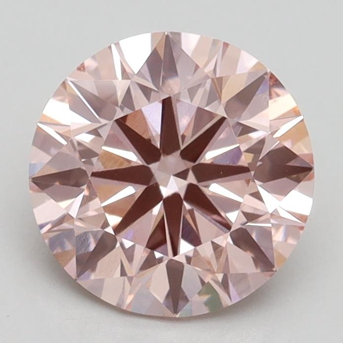 1.74 Ct. Fancy Intense Pink Round Lab Grown Diamond