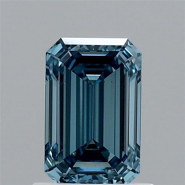 1.04 Ct. Fancy Vivid  Blue Emerald Lab Grown Diamond