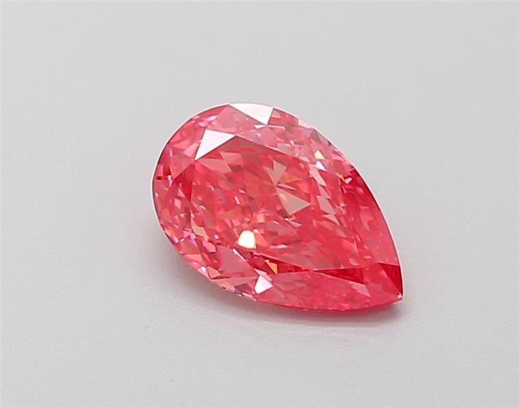 1.12 Ct. Fancy Vivid Pink Pear Lab Grown Diamond