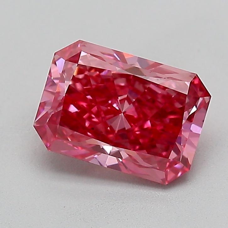 1.28 Ct. Fancy Pink Radiant Lab Grown Diamond