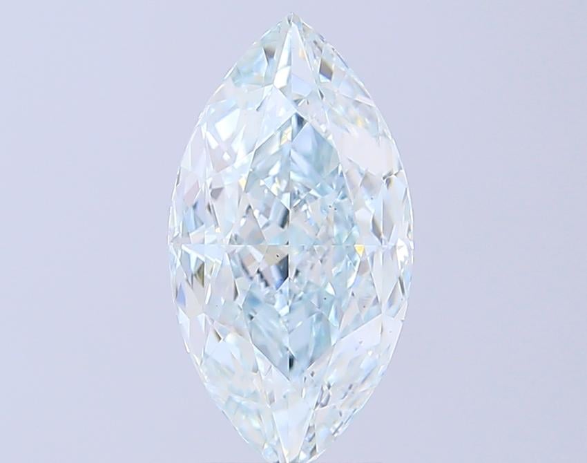 2.87 Ct. Fancy Green Marquise Lab Grown Diamond