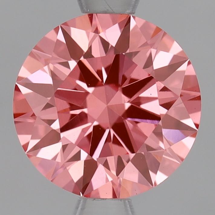 1.09 Ct. Fancy Vivid Pink Round Lab Grown Diamond