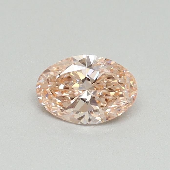 0.31 Ct. Fancy Intense Pink Oval Lab Grown Diamond