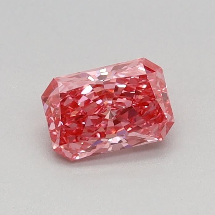 0.30 Ct. Fancy Vivid Pink Radiant Lab Grown Diamond