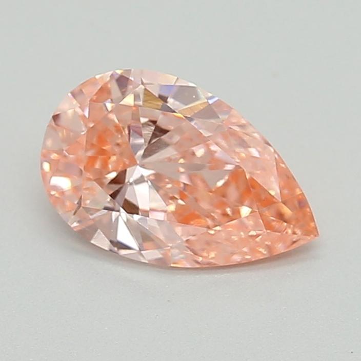 0.47 Ct. Fancy Vivid  Pink Pear Lab Grown Diamond