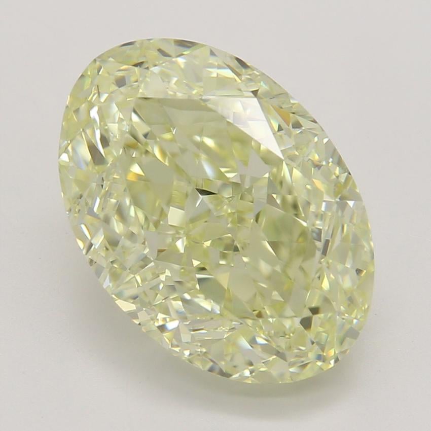 3.10 Ct. Fancy Light Yellow Oval Diamond