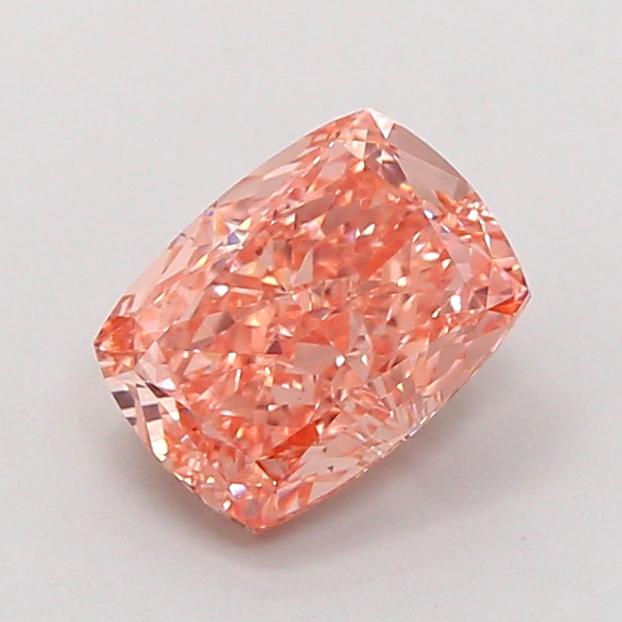 1.55 Ct. Fancy Intense  Pink Cushion Lab Grown Diamond