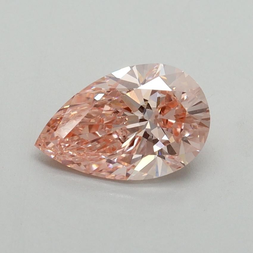 1.28 Ct. Fancy Vivid Pink Pear Lab Grown Diamond