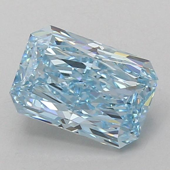 1.54 Ct. Fancy Vivid Blue Radiant Lab Grown Diamond