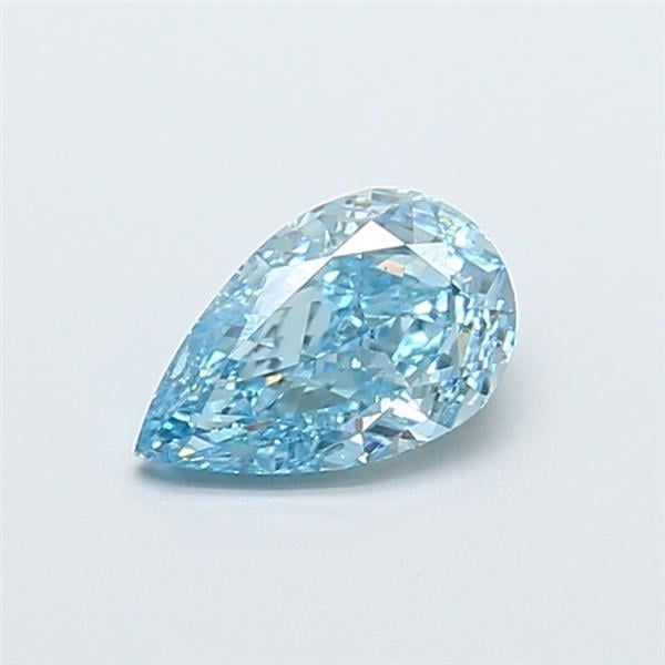 1.00 Ct. Fancy Vivid Blue Pear Lab Grown Diamond