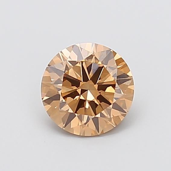 1.02 Ct. Fancy Light  Brown Round Lab Grown Diamond