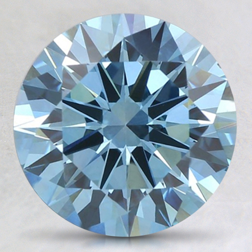 2.60 Ct. Fancy Intense Blue Round Lab Grown Diamond
