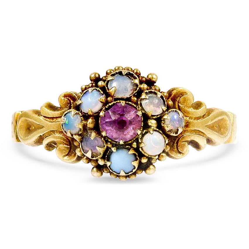 Victorian Garnet Vintage Ring