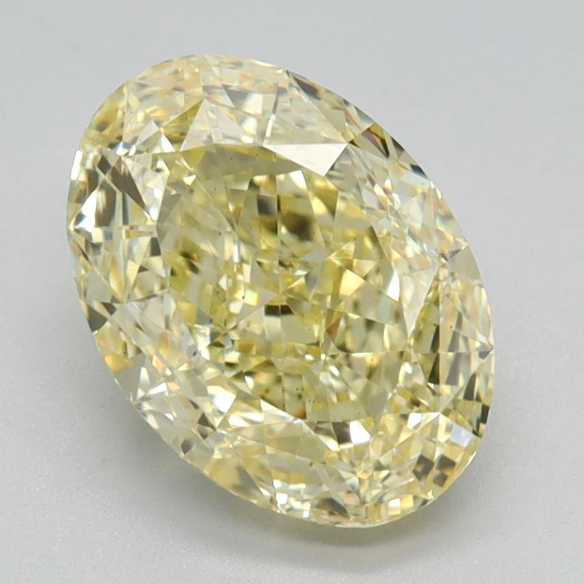 2.11 Ct. Fancy Intense Yellow Oval Lab Grown Diamond