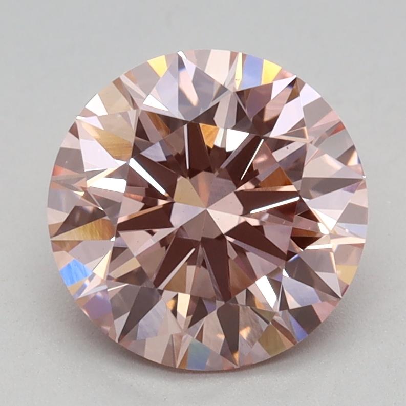 1.50 Ct. Fancy Intense Pink Round Lab Grown Diamond