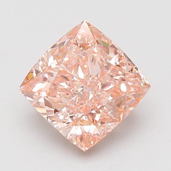 1.54 Ct. Fancy Vivid Pink Cushion Lab Grown Diamond