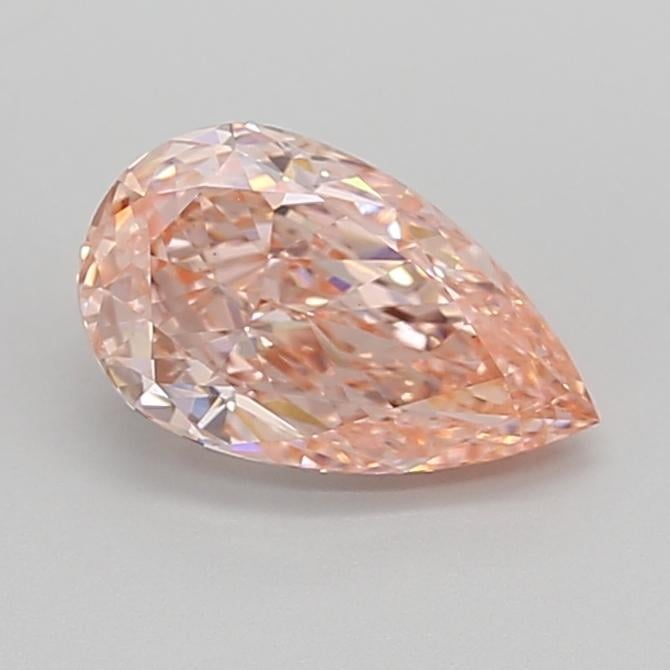 1.71 Ct. Fancy Vivid  Pink Pear Lab Grown Diamond