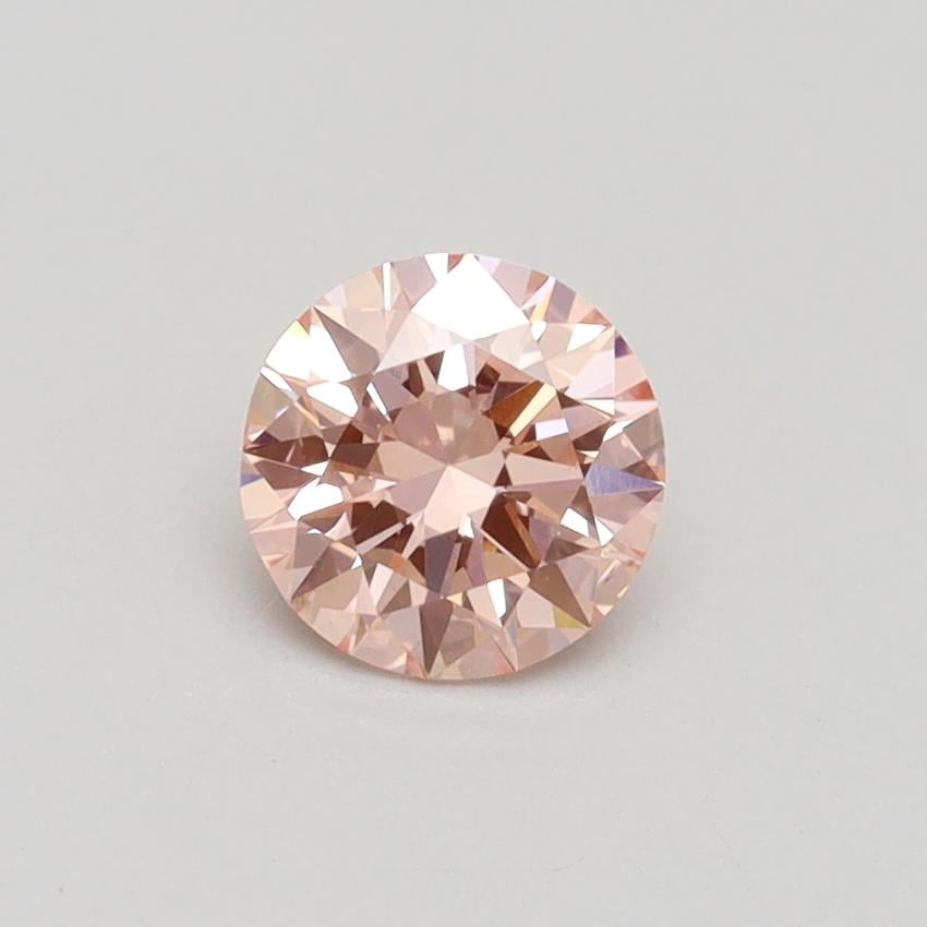 0.60 Ct. Fancy Intense Pink Round Lab Grown Diamond