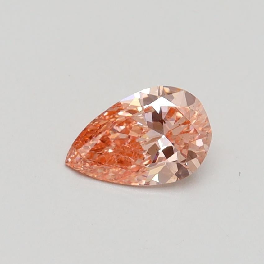 0.45 Ct. Fancy Intense Pink Pear Lab Grown Diamond
