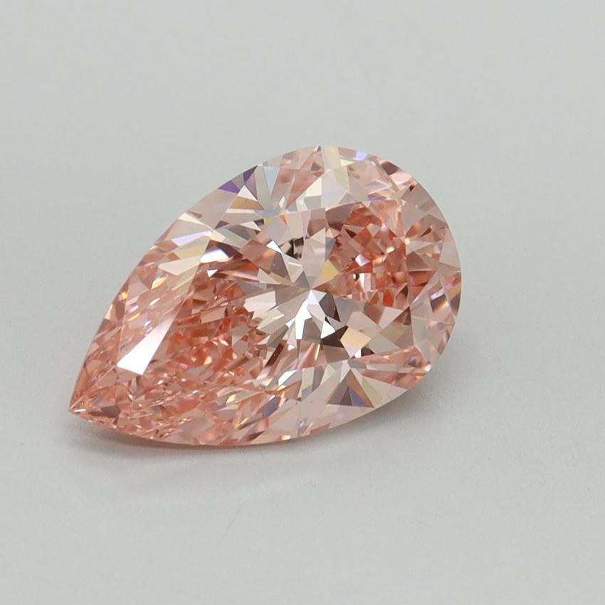 1.78 Ct. Fancy Vivid Pink Pear Lab Grown Diamond