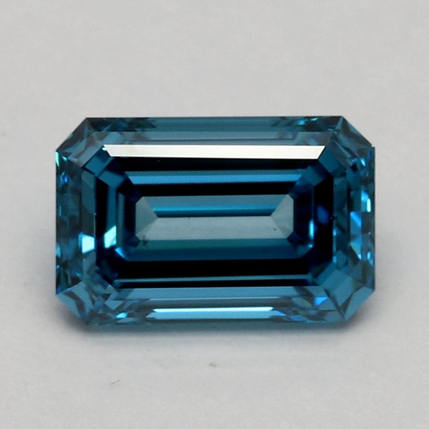 1.20 Ct. Fancy Vivid Blue Emerald Lab Grown Diamond